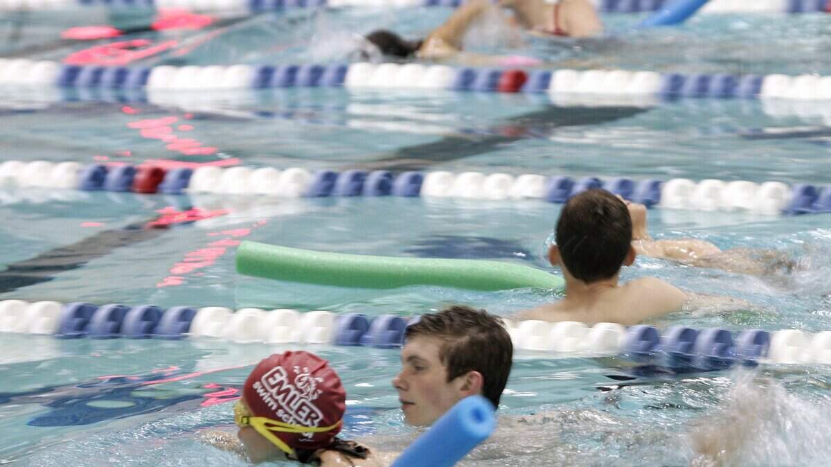 The Keller Kids and Family Triathlon at the Keller Natatorium Sunday morning Apr. 10, 2016. (Special to the Star-Telegram Bob Booth)