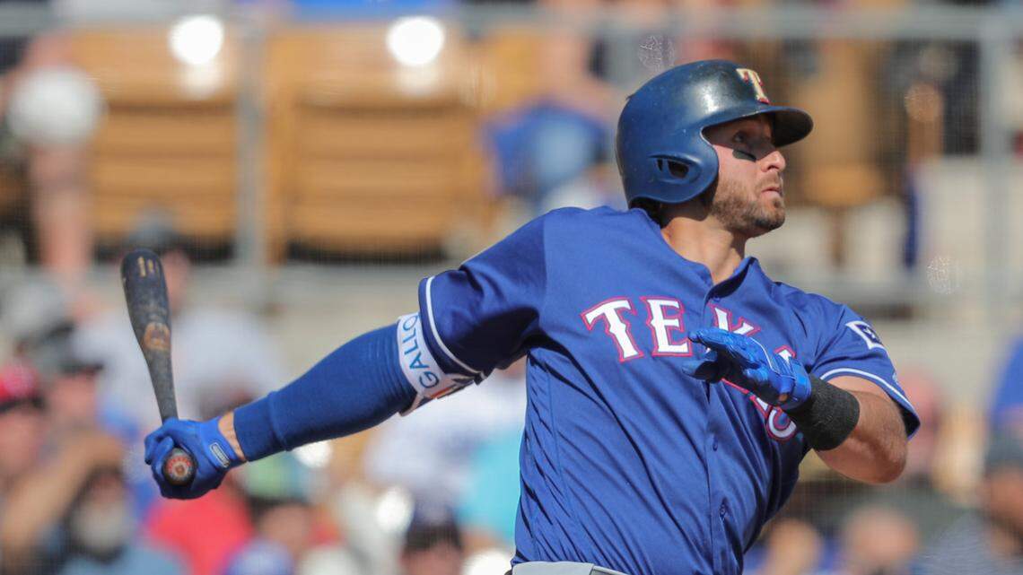 Joey Gallo's ability to hit home runs and get on base are two reasons the Rangers will experiment with him batting second.