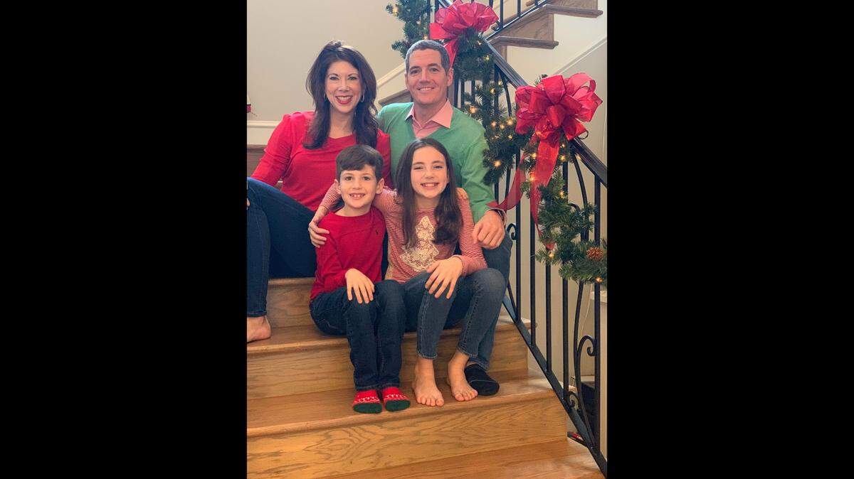 Dr. Andrea Palmer and Dr. Blake Palmer of Fort Worth with their children, Wiley and Lorelei. Blake took his own life on June 23. Andrea is talking about his death to raise awareness about mental health and the need for change within the medical community about this issue.
