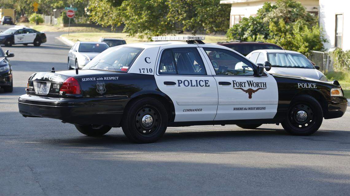 A Fort Worth police car is pictured in this file photo.