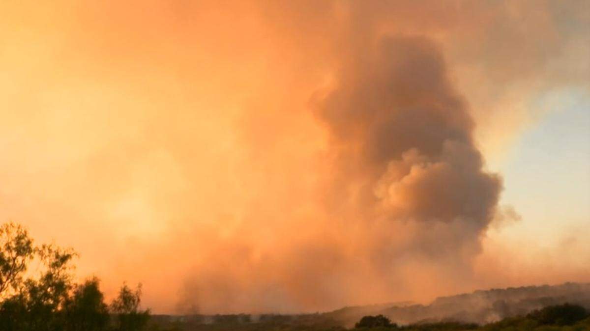 Palo Pinto County fire in 2022.