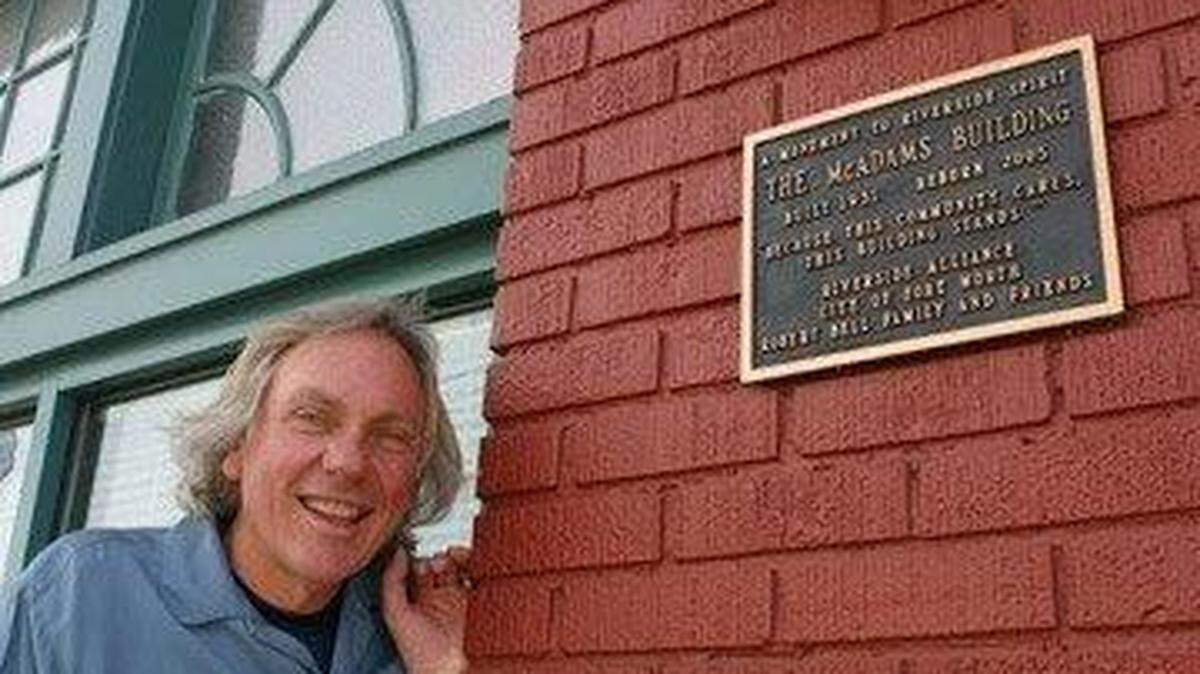 Robert Bell bought the McAdams Building in 2004 and saved it from demolition.