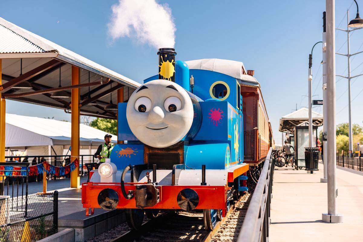 Thomas the Tank Engine is one of many themes for the Grapevine Vintage Railroad.