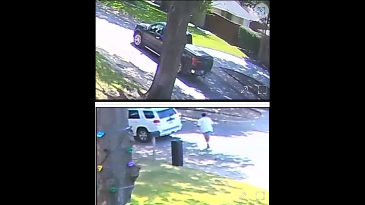 Dallas police identified a white Toyota 4-Runner with the Texas license plate THS9209 as the suspect vehicle in connection to an attempted kidnapping of children on Monday. Dallas police are also looking for another possibly-involved vehicle, a dark-colored Chevy pickup truck.