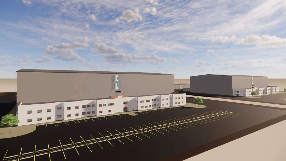 An artist’s rendering of Super Studios Mansfield. Plans for the development were approved by the Mansfield City Council in February 2023.
