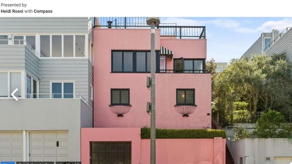 The charming house comes with insane San Francisco views.