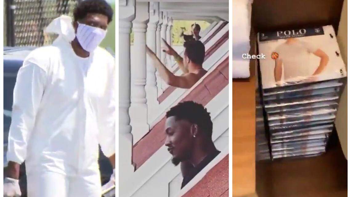 Social distance dance parties? Hazmat suits? A look at life inside the NBA bubble