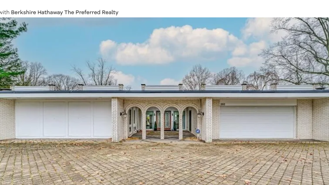 Exterior of the home