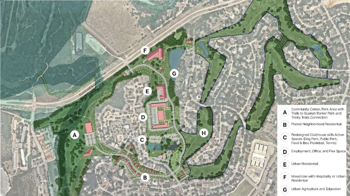 One possible future for the now-closed Woodhaven Country Club, as envisioned by developer Will Northern.