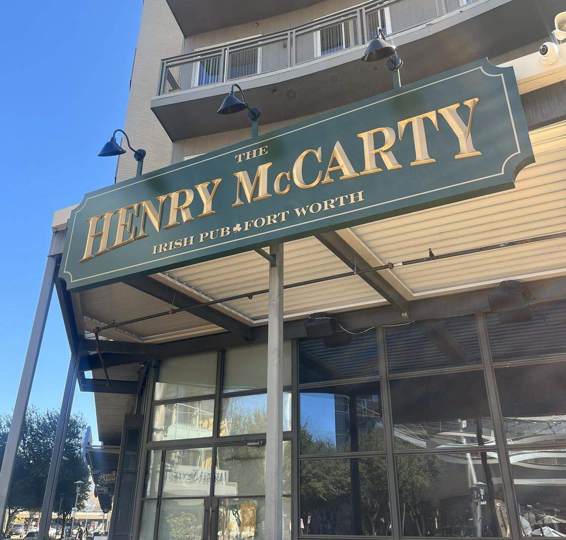 Henry McCarty’s Irish Pub at 2869 Crockett St. in Artisan Circle of Fort Worth.