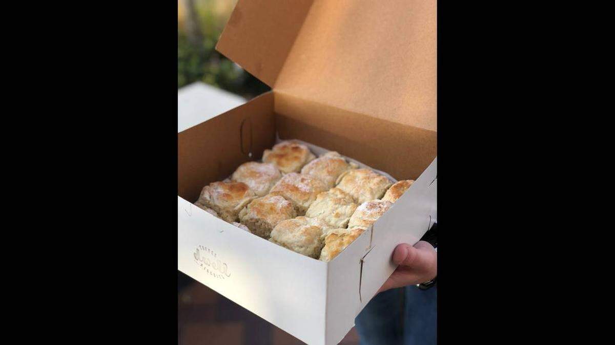 Biscuits from Dwell Coffee & Biscuits, which also has an assortment of biscuit sandwiches on its menu. The Burleson shop has added a second location near the intersection of West Berry Street and University Drive in Fort Worth. Grand opening is Jan. 12.