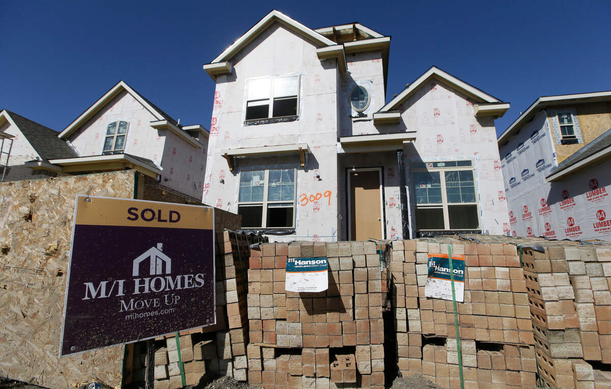 A “sold” sign in front of a Plano home. Homeowners age 65 and over, those with disabilities or gold star families can put off paying property taxes indefinitely at 5% annual interest.