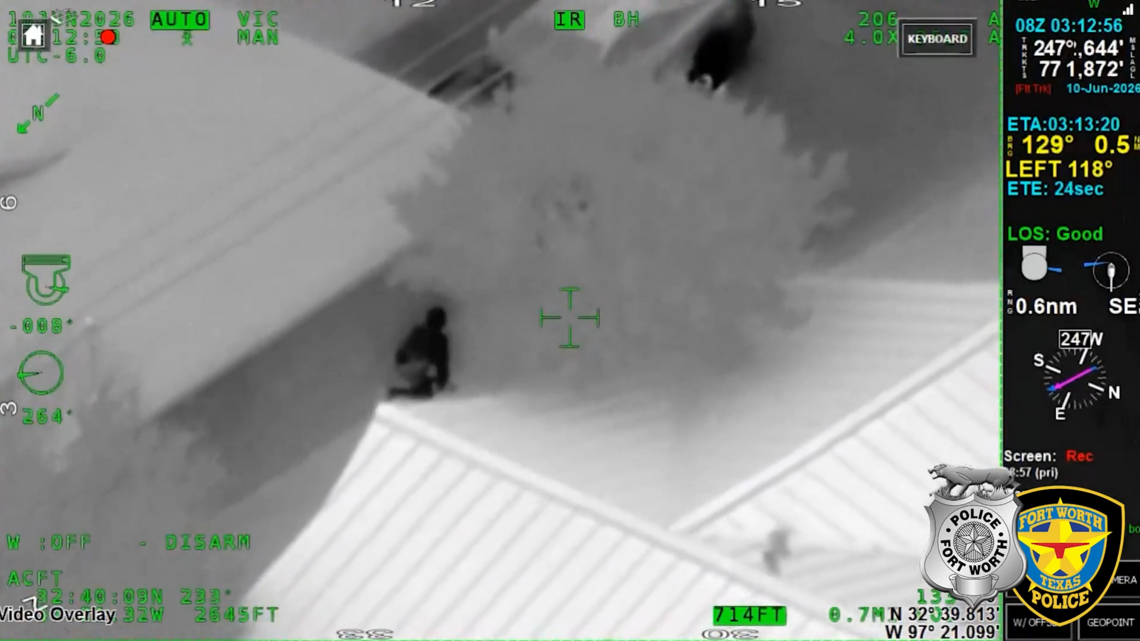 Suspect arrested after shooting man in face, firing at Fort Worth officers: police