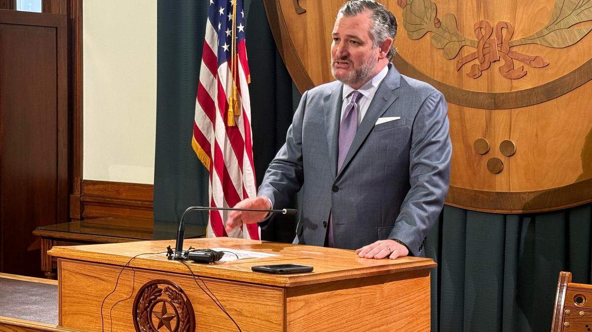 U.S. Sen. Ted Cruz, a Republican, visited the Texas Capitol on March 20 to support state lawmakers’ push for education savings accounts.