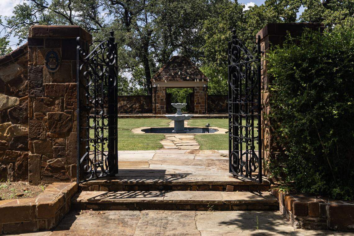 The entrance to the tea garden where many social events, parties and performances were held at the Top O' Hill Terrace on Wednesday, July 16, 2025.
