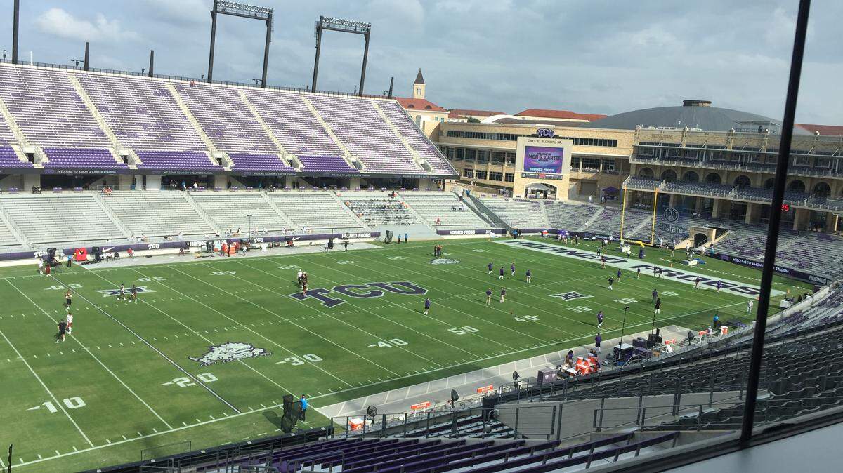 Amon G. Carter Stadium, home to TCU football.