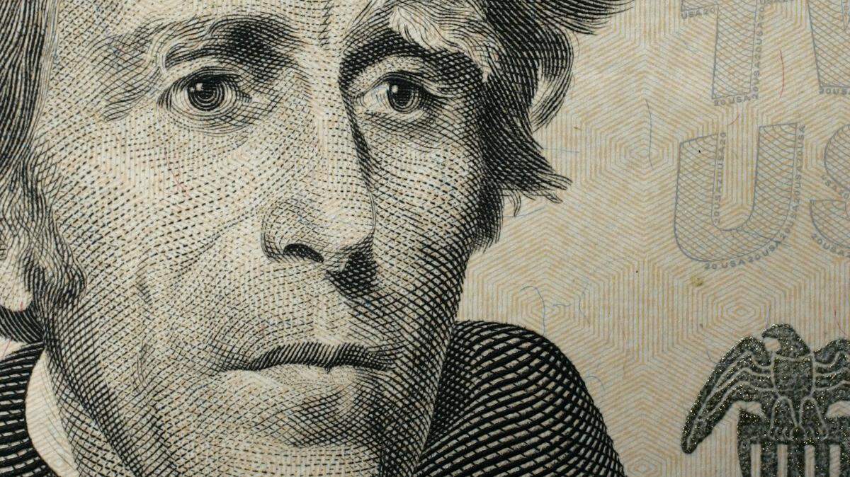 A $20 bill.
