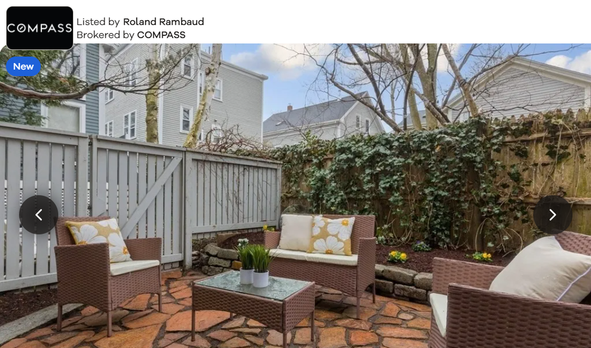 Outdoor sitting area