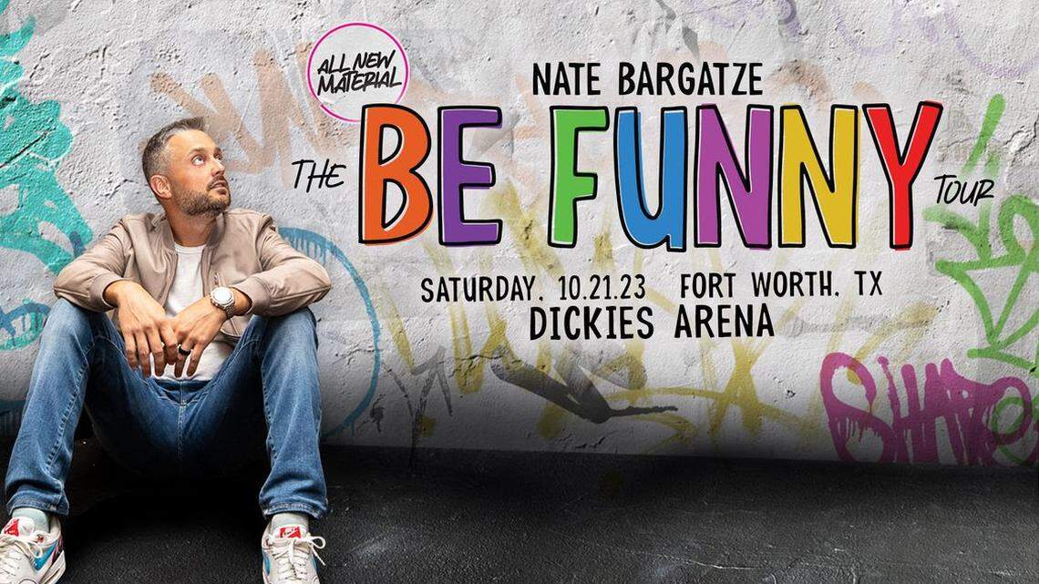 Comic Nate Bargatze is coming to Fort Worth again this fall.