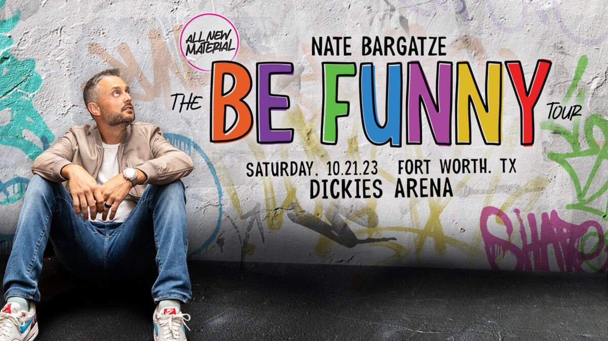Comic Nate Bargatze is coming to Fort Worth again this fall.