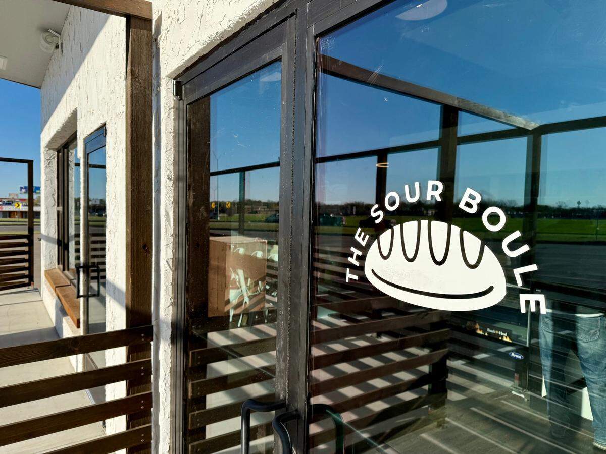 The new Sour Boule location, seen March 20, 2025, expands the restaurant and bakery on the Benbrook Traffic Circle.