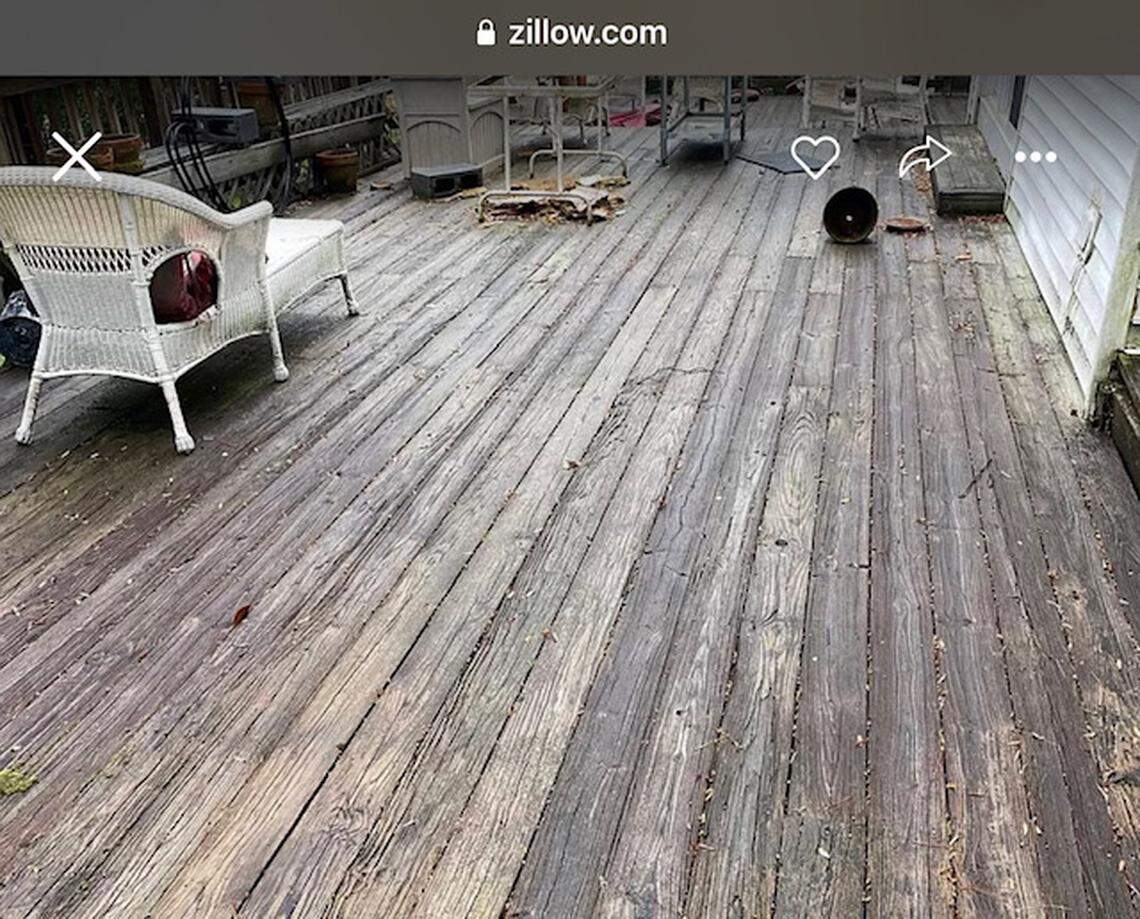 Deck area