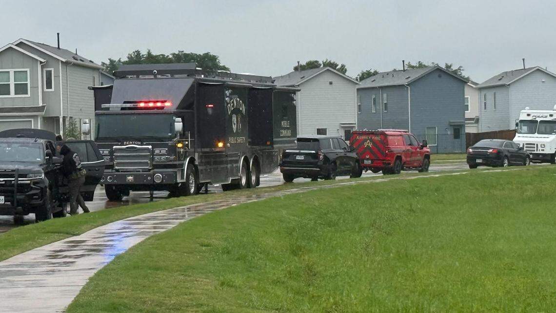 An FBI hostage rescue team entered a Denton County house on Wednesday, April 22, 2026, and saved a woman who had been held there for 25 hours by a man with whom she was in a relationship, police said.