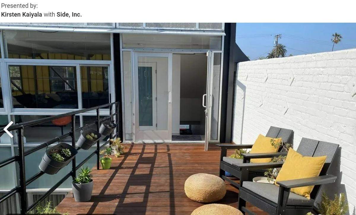 Deck area