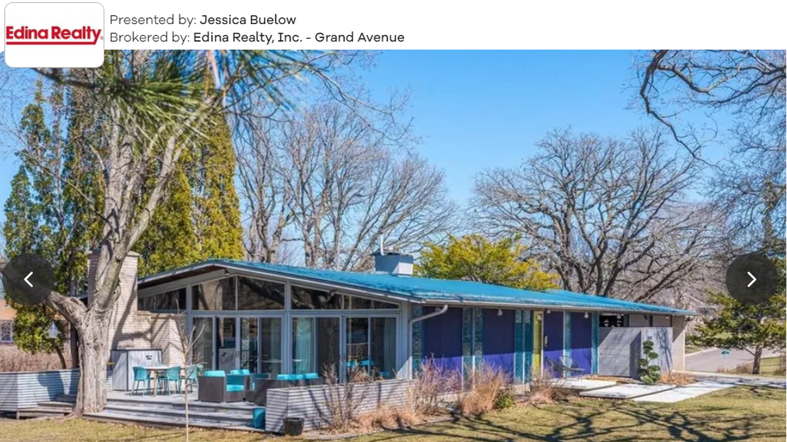 Exterior of the unique house