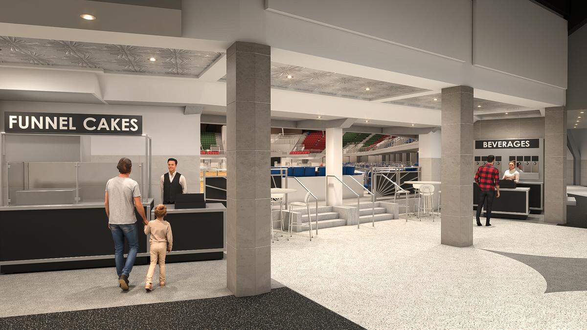 A rendering of what Fort Worth’s Will Rogers Coliseum will look like once renovations are completed in the fourth quarter of 2025. Renovation work on the Will Rogers Memorial Center complex is expected to conclude in time for the venue’s 100th birthday in 2036.