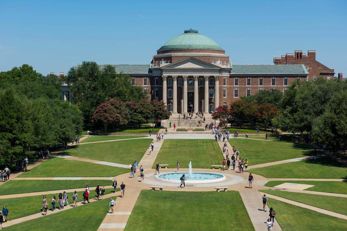 The SMU campus in Dallas, Texas.