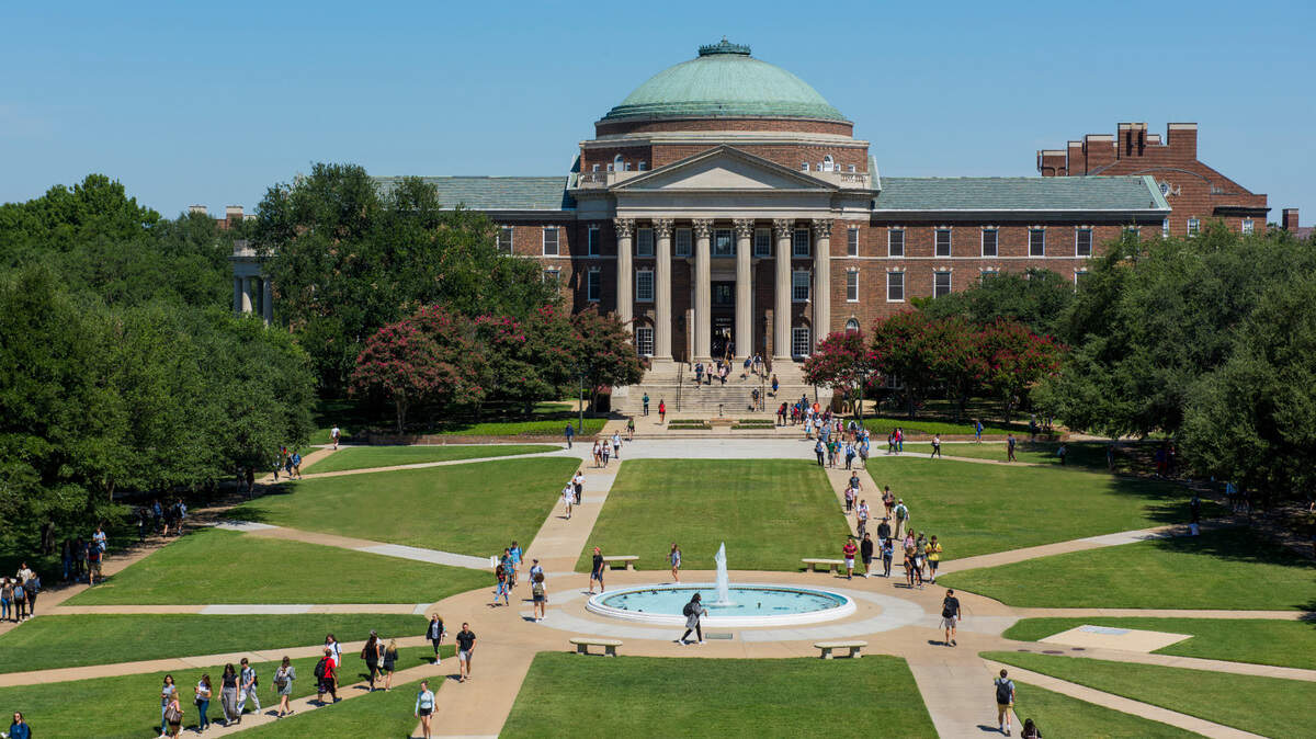 The SMU campus in Dallas, Texas.