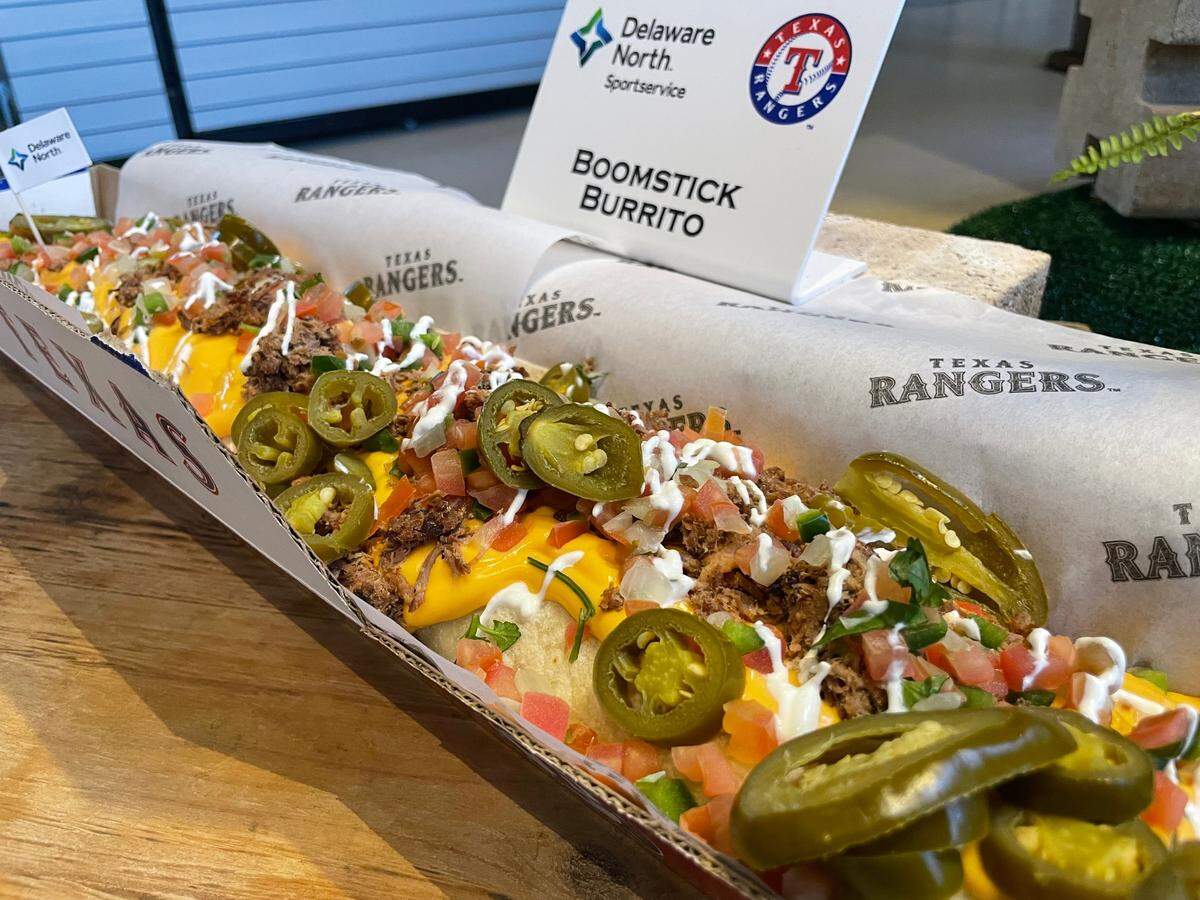 The boomstick burrito is named after the 2-foot long boomstick hot dog.