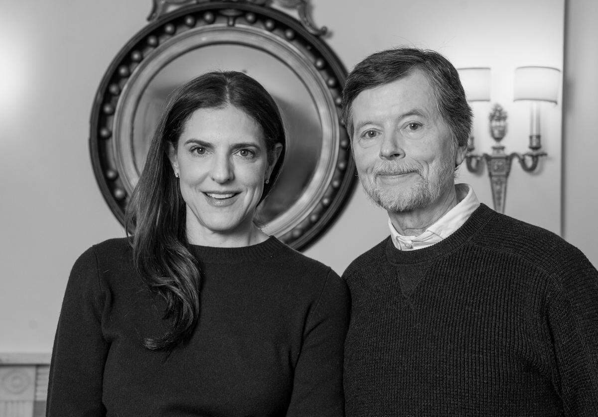 Ken Burns and Sarah Botstein, co-directors of “The American Revolution,” which will premiere on Nov. 16, 2025, on PBS.
