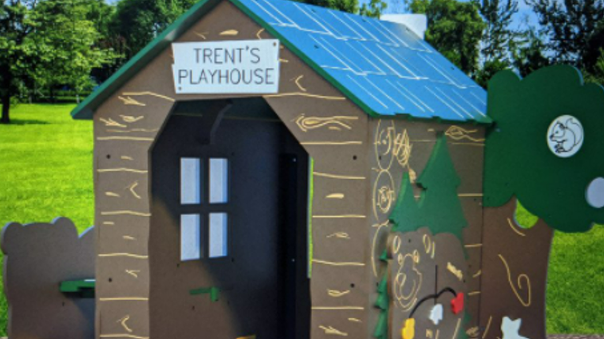 Keller will be adding Trent’s Playhouse to honor Trent Pace as part of the expansion of Overton Ridge Park. The project, recently approved by the Keller City Council, is expected to be completed in August.