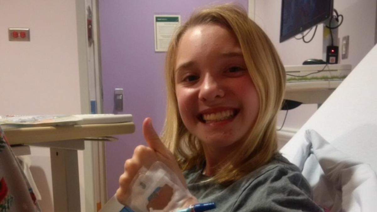 Grace Kirby's personal fight against a tumor has touched people in the Fort Worth and Aledo school communities.