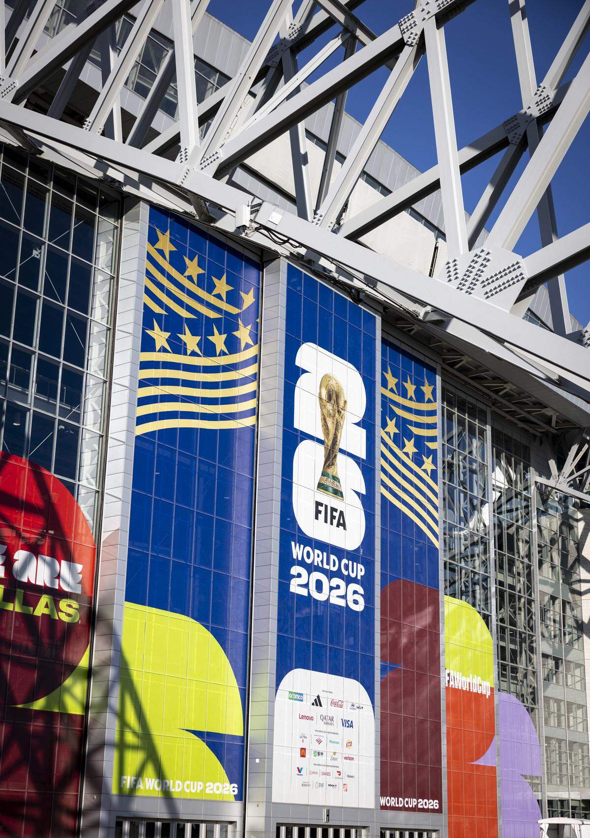 AT&T Stadium transforms into Dallas Stadium to host the FIFA World Cup 2026, on Friday, May 29, 2026 in Arlington, Texas. Dallas Stadium will host nine matches starting Sunday, June 14.