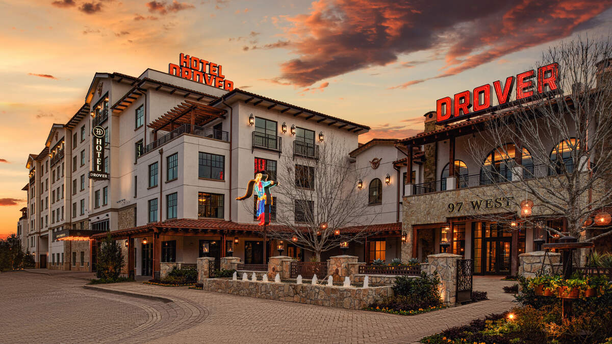The Hotel Drover was voted as DFW’s best hotel in 2025. This Fort Worth Stockyards boutique hotel was also been voted the best in 2022 and 2024.