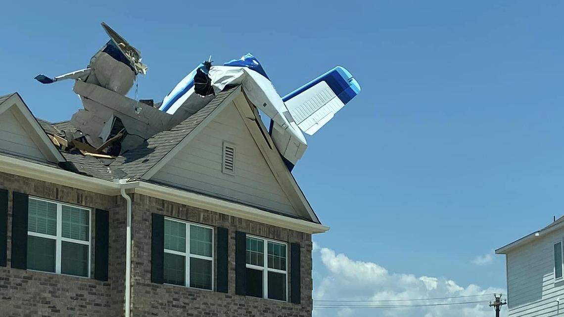 A plane crashed into a home in Texas, authorities said.