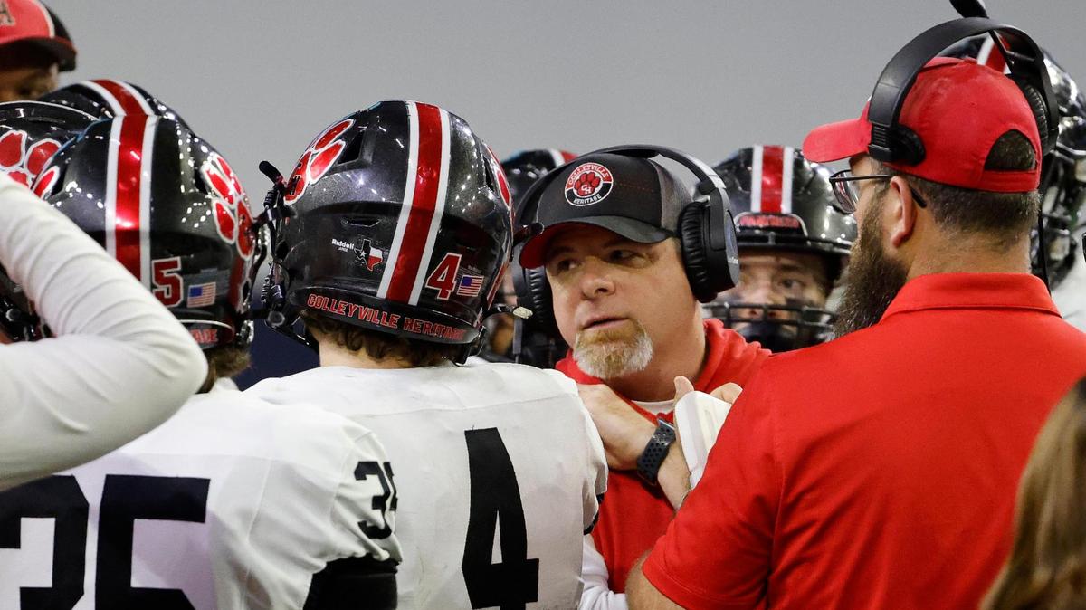Colleyville Heritage head coach Jerry Edwards and company look to make a playoff run. But they’ll have to overcome a challenging district slate.