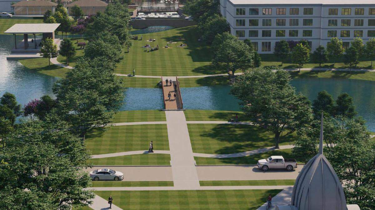 A new city hall will anchor Stillwater Capital’s 10-acre mixed-use development in Mansfield. Design for the new city hall is underway.