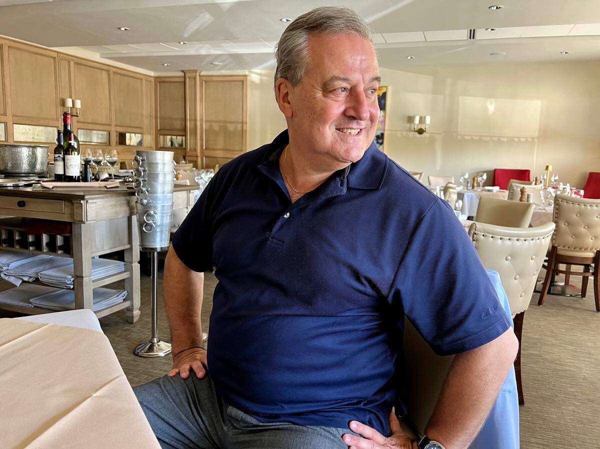 Bernard Tronche in the dining room at Paris 7th Nov. 9, 2022.