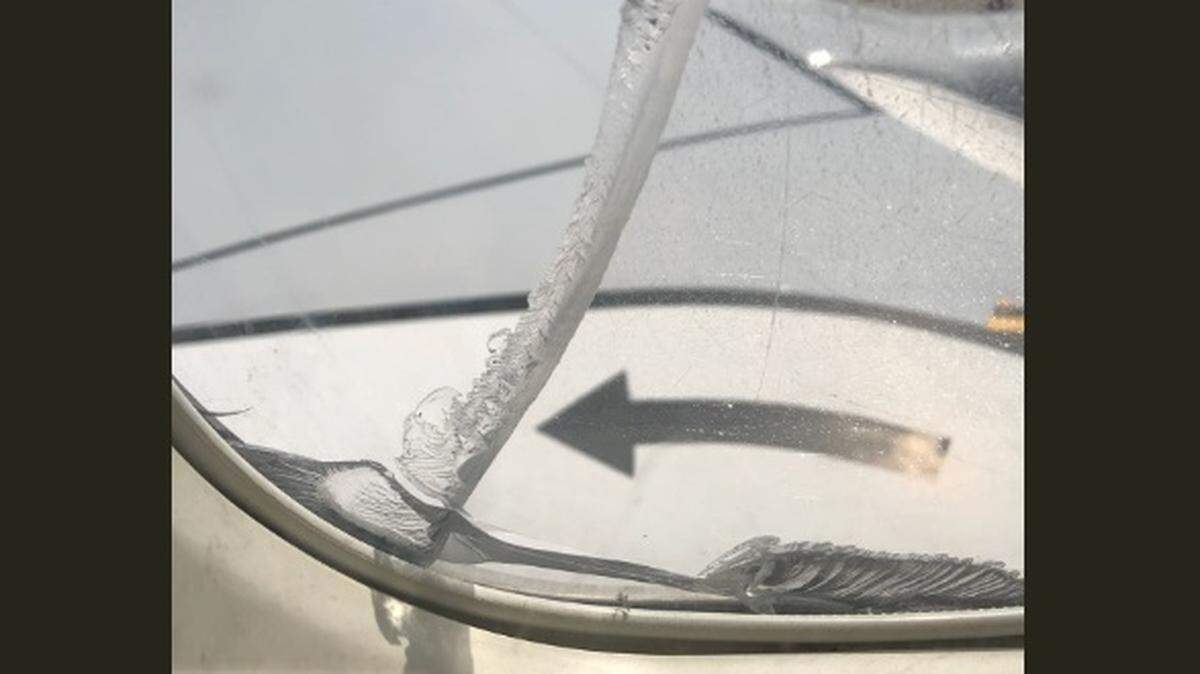 The crew of Southwest Flight 957, with scheduled service from Chicago Midway International Airport to Newark Liberty International Airport diverted the plane to Cleveland-Hopkins International Airport after one of the multiple layers of a window pane broke during the flight.