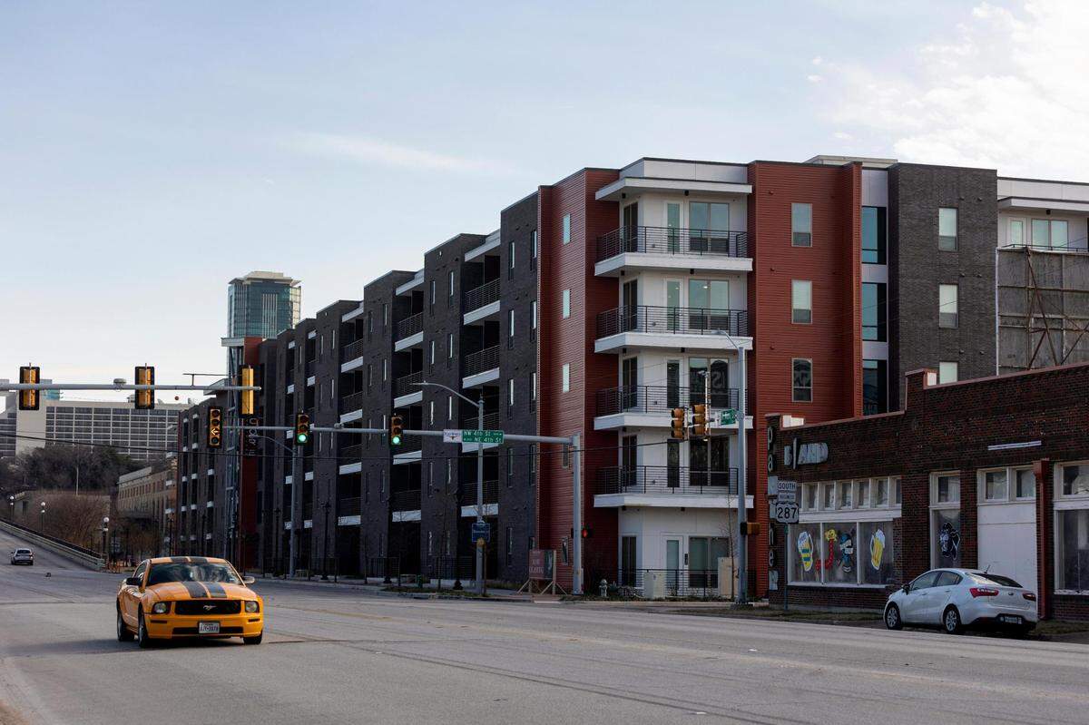 The Encore Panther Island apartments are the first new multifamily housing development in a district that is expected to eventually have 10,000 residents.