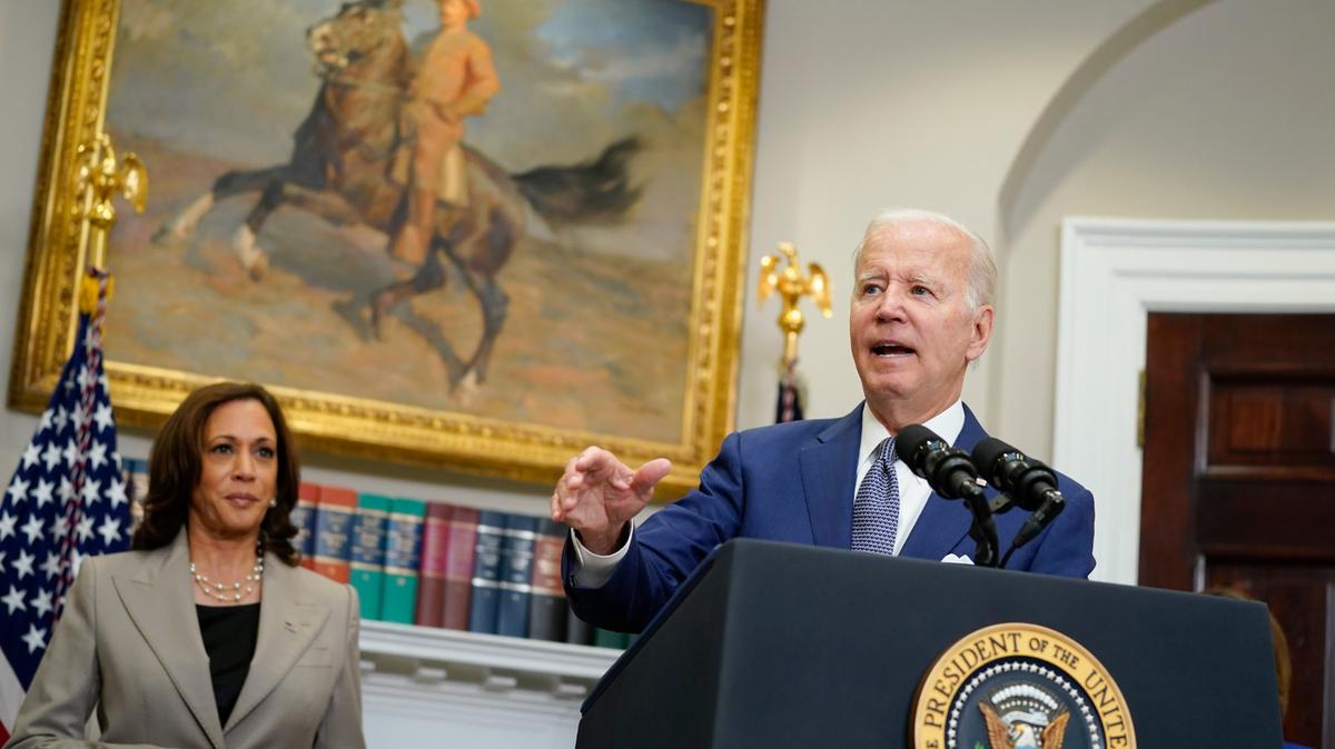President Joe Biden (right)