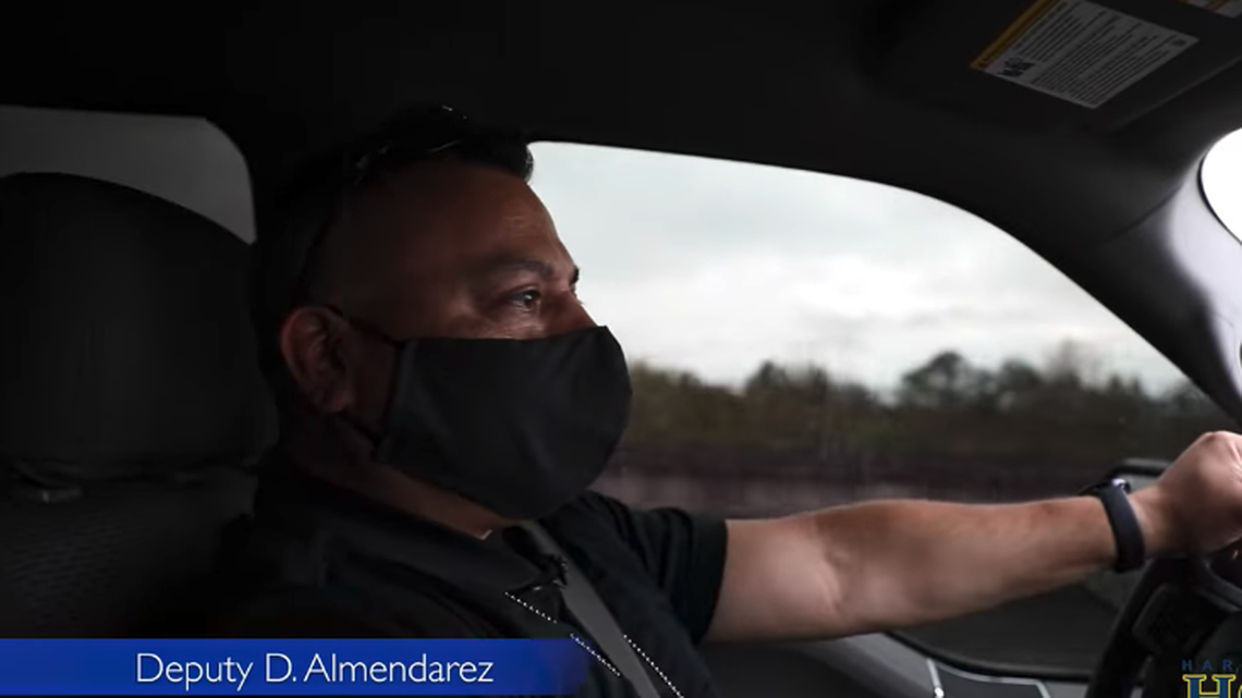 Darren Almendarez, a 23-year veteran with the Harris County (Texas) Sheriff’s Office, was shot and killed outside a grocery store on Thursday, March 31, Sheriff Ed Gonzalez said.