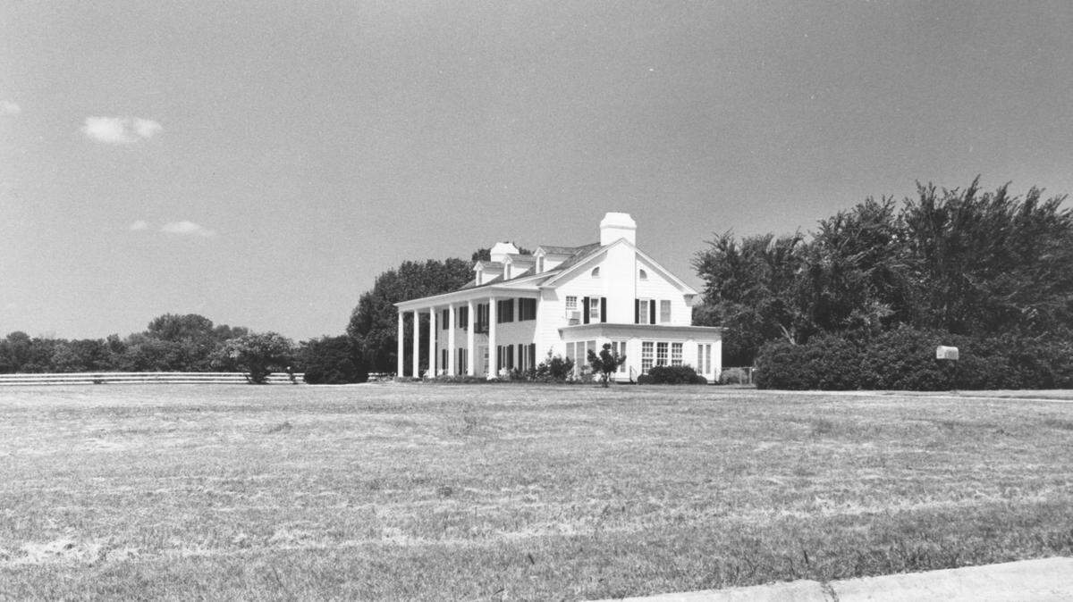 The Haltom Mansion, seen in this file photo, has been sold to a developer who plans to build 40 homes on the site.