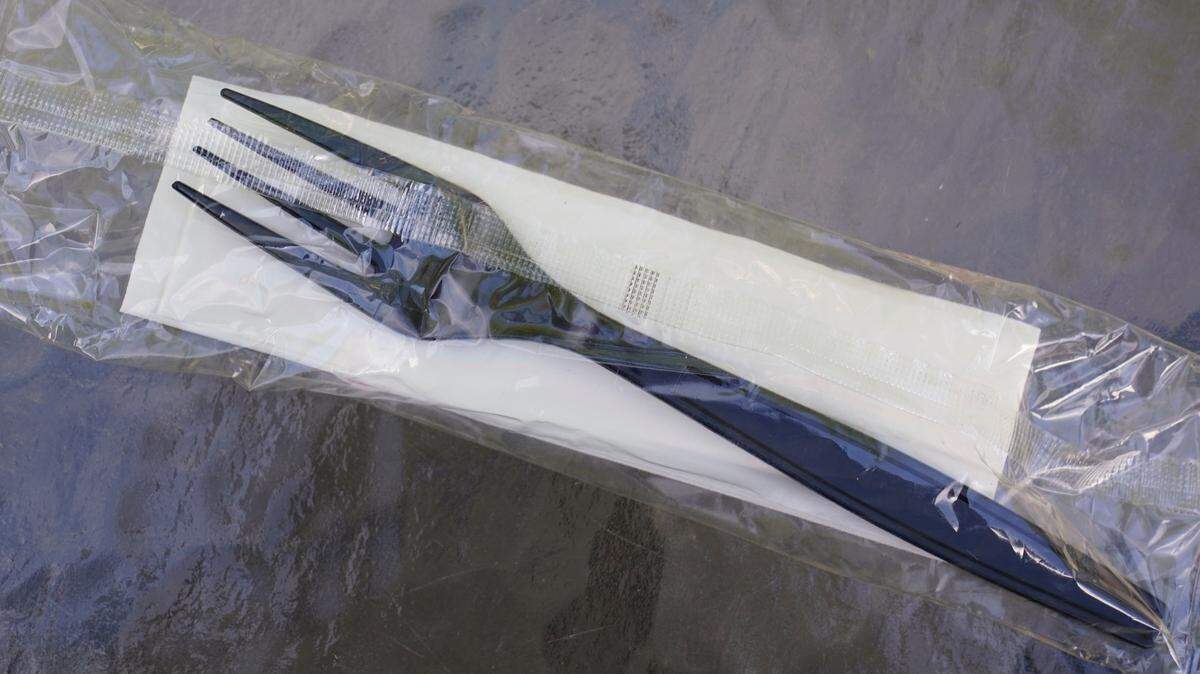 File photo of a plastic fork. Authorities in Texas said a teacher dragged a student on concrete after the child didn’t want to throw a fork away.