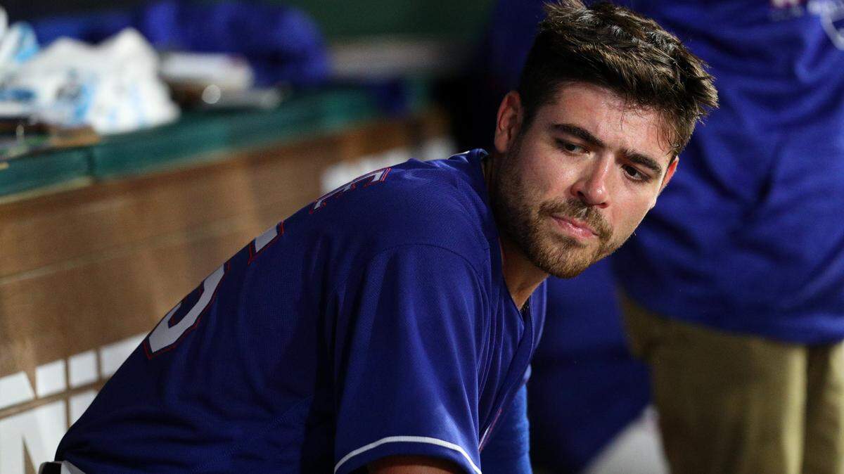 Rangers starting pitcher Matt Moore allowed six runs (five earned) on five hits and four walks in 3 1/3 innings in Friday's 8-5 loss to the Blue Jays at Globe Life Park.