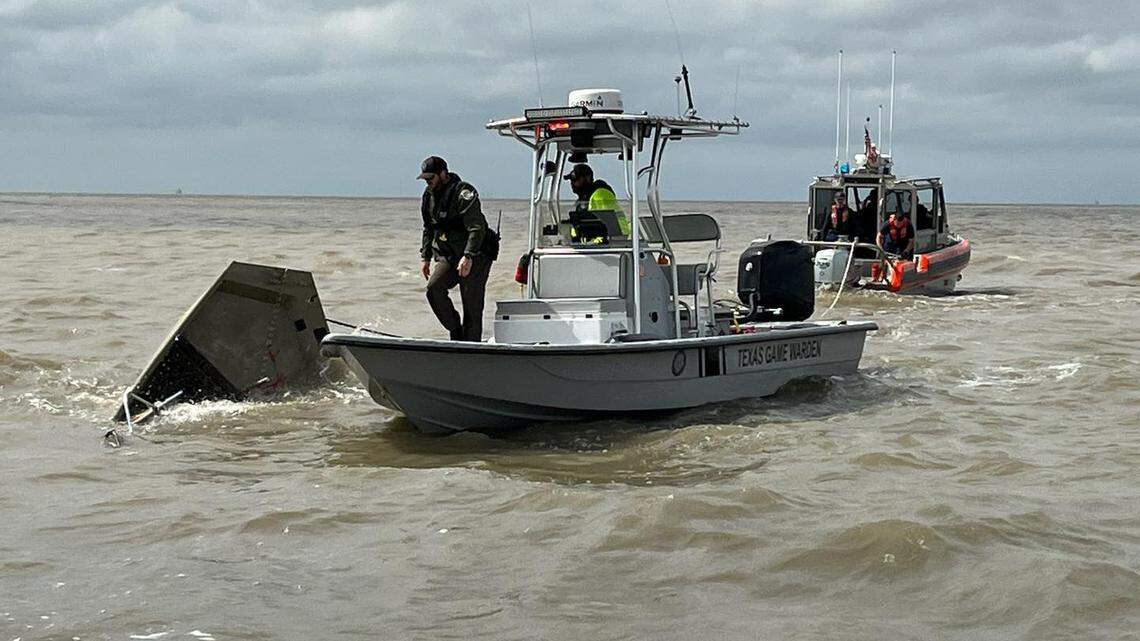 The fisherman left from Smith Point, officials said.